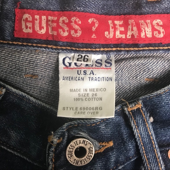 COPY - (VTG) Women's Size 26 GUESS ? JEANS Blue J… - Picture 3 of 7